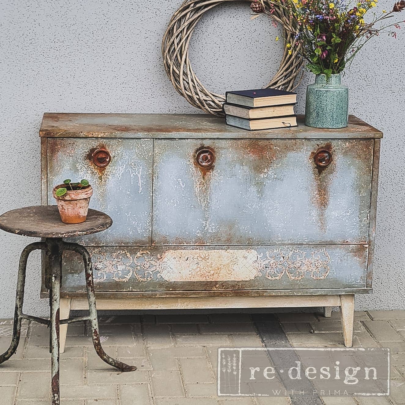 Redesign Transfers Distressed Borders 24"x35" 653705