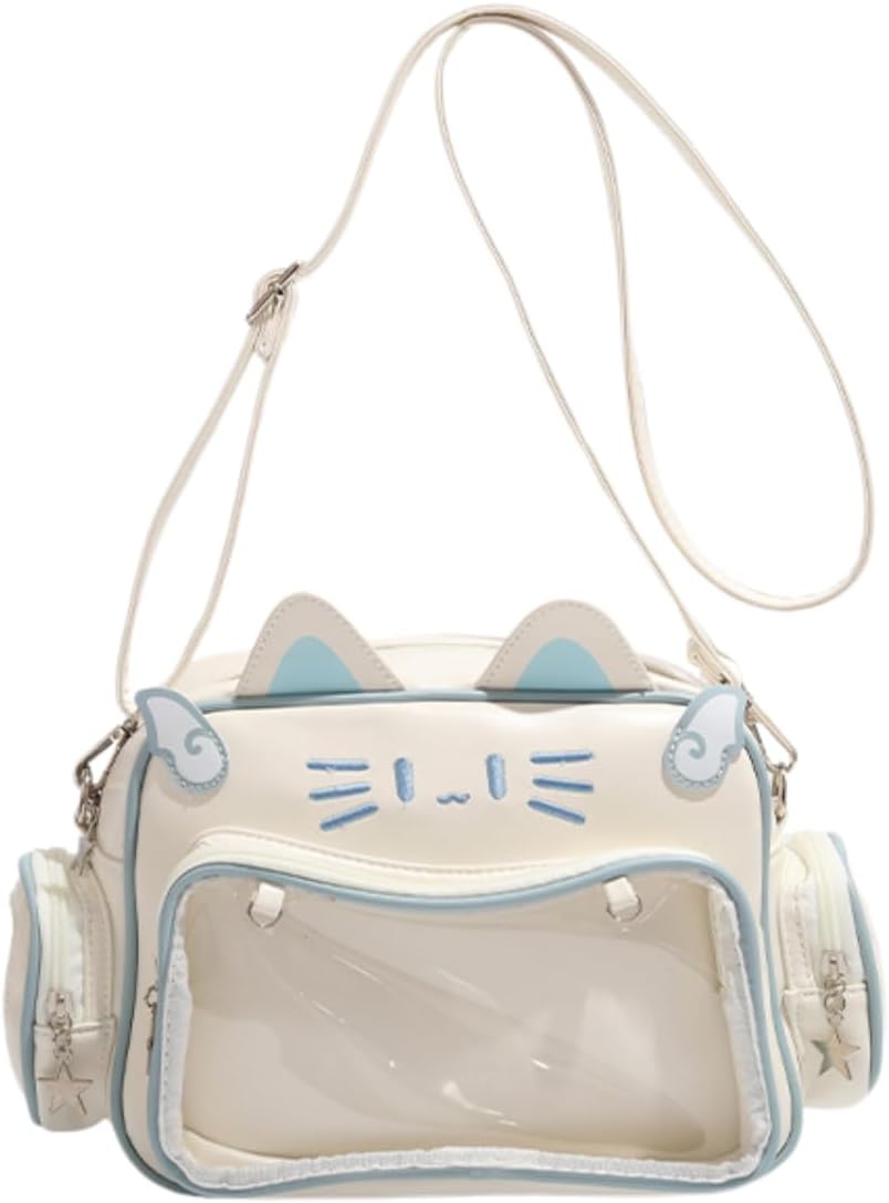 Semmoi Ita Bag Kawaii Cat Backpack with Adjustable Straps