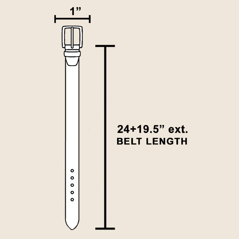 Rope Accent Oval Chain Belt