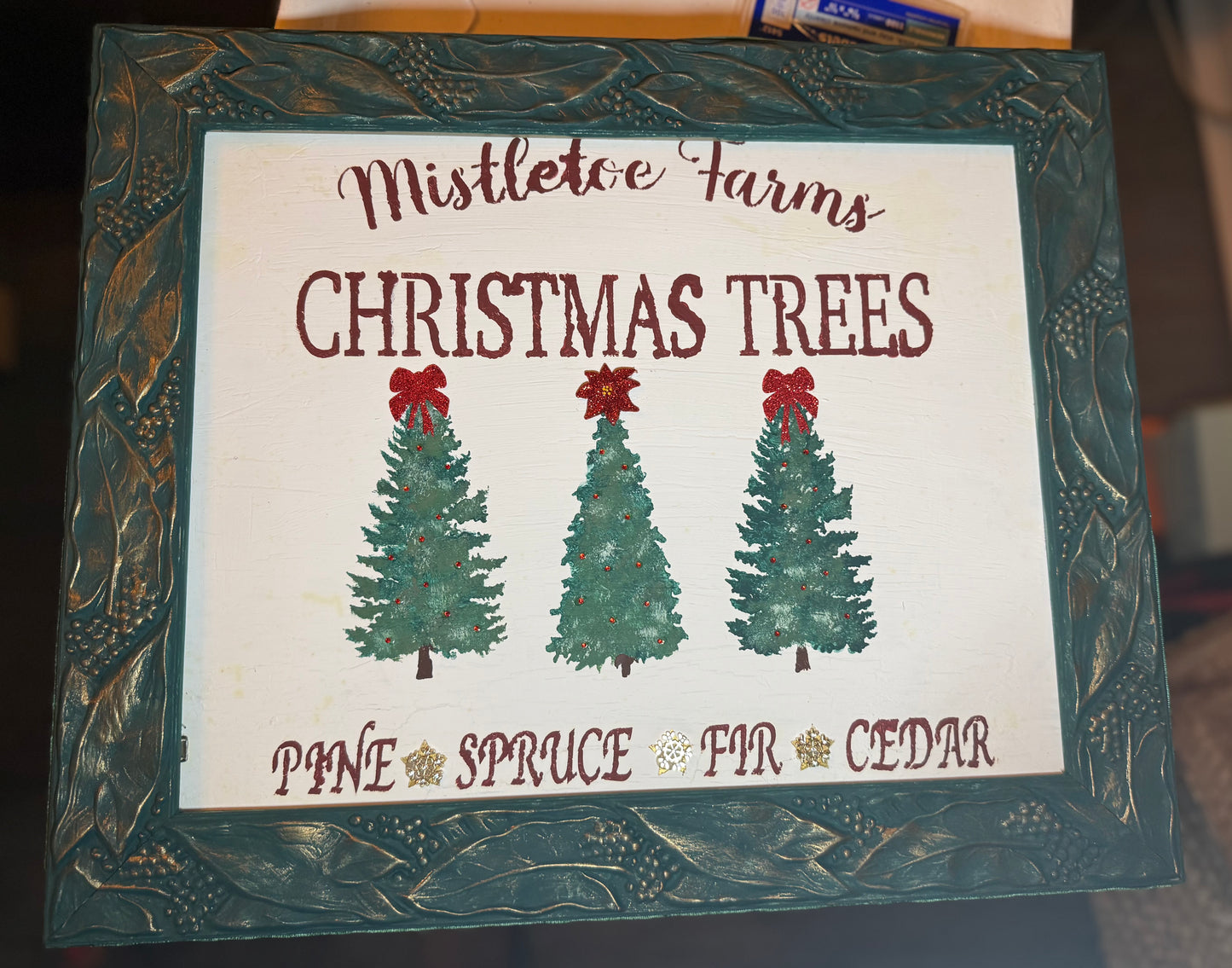 Hand Crafted Christmas Frame-3175