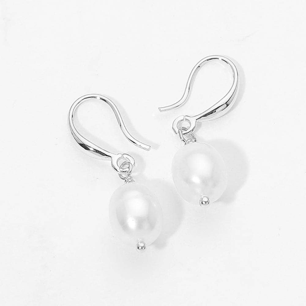 14K Gold Dipped Freshwater Pearl Drop Earrings