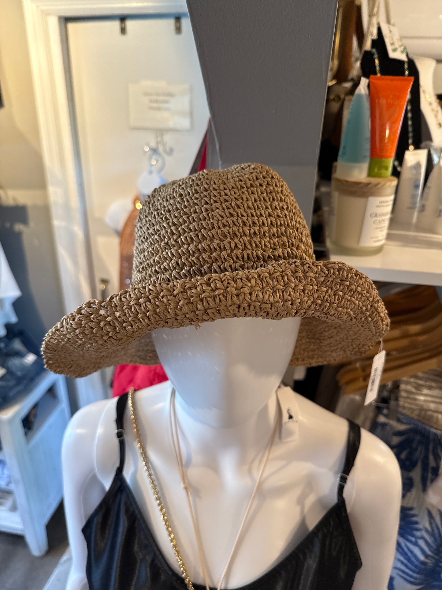 Straw Bucket Hat