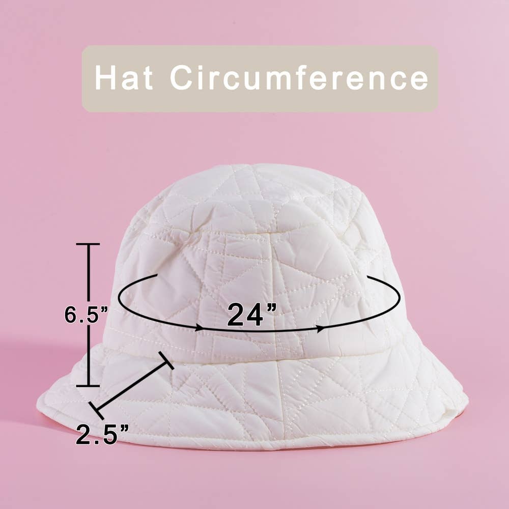 Quilted Nylon Bucket Hat