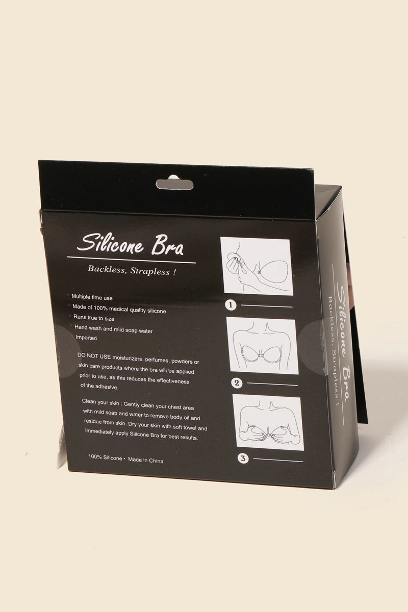Backless Strapless Silicone Bra