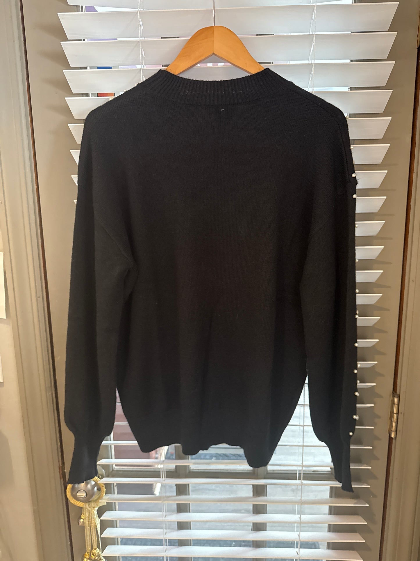 Pearl Sleeve Sweat