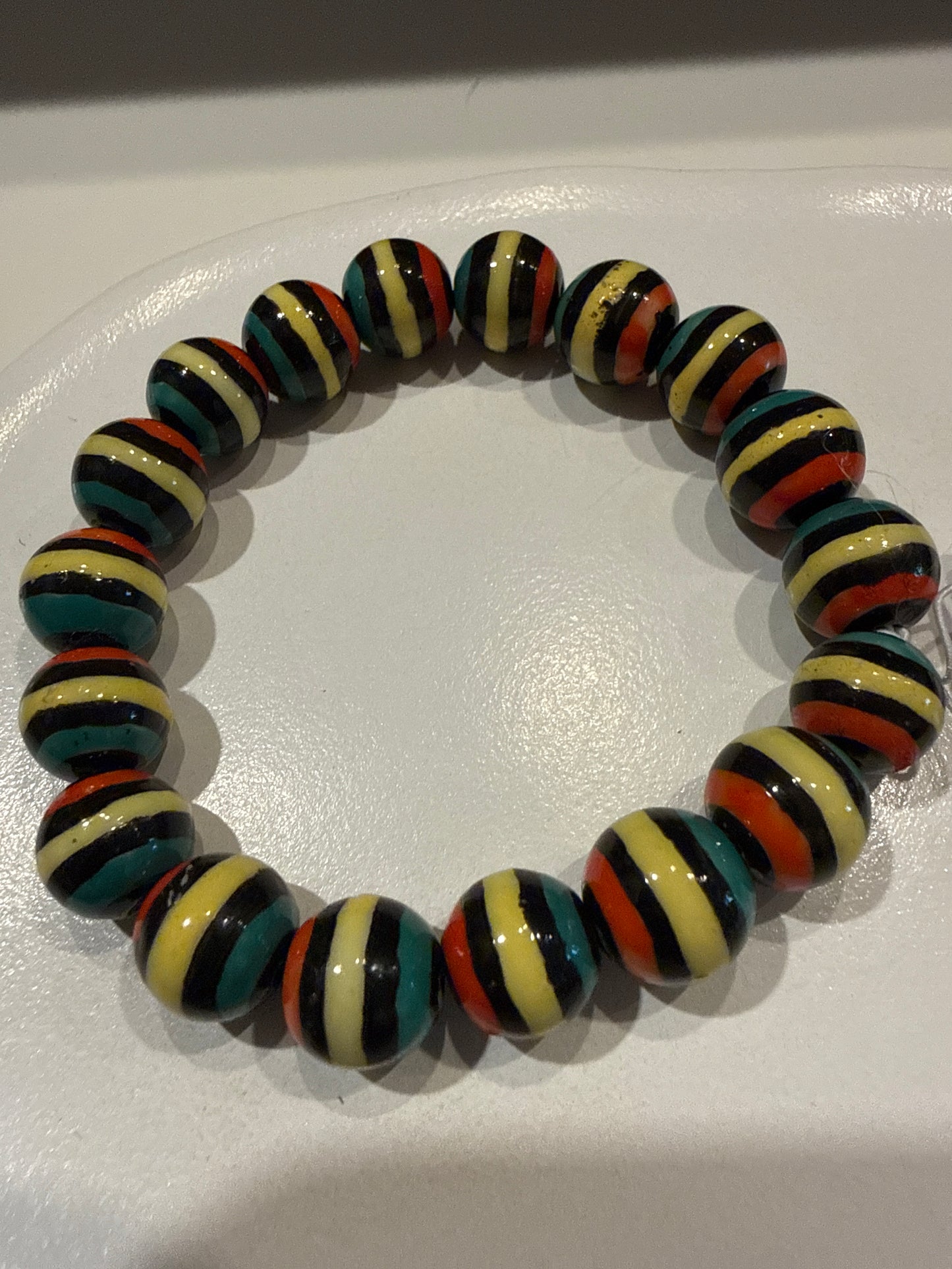 Color Strech Beaded Bracelet