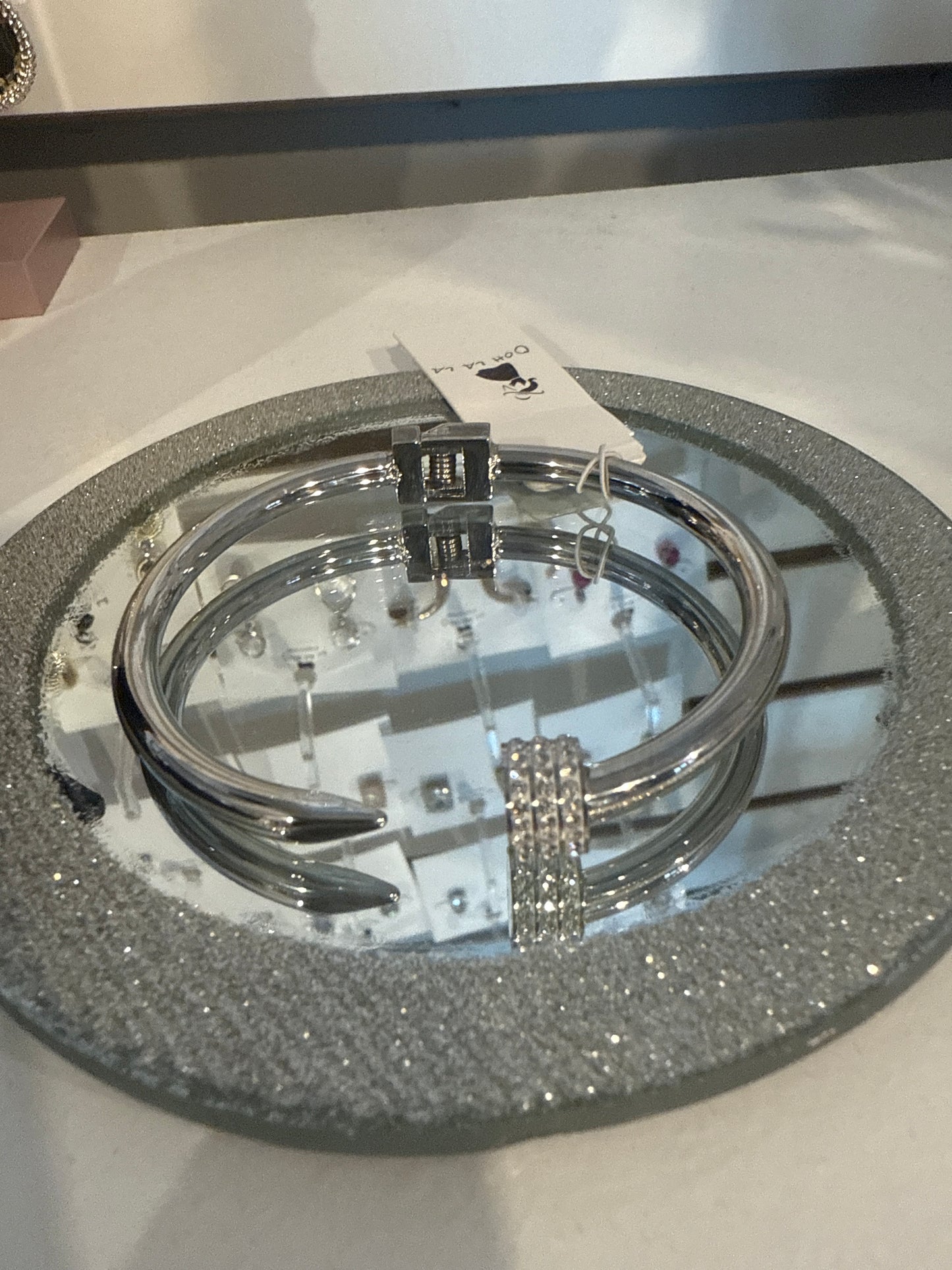 My Best Kept Jewelry - Silver Nail Bangle