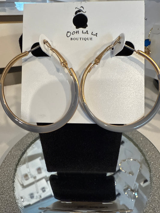 Gry & Gld Hoops