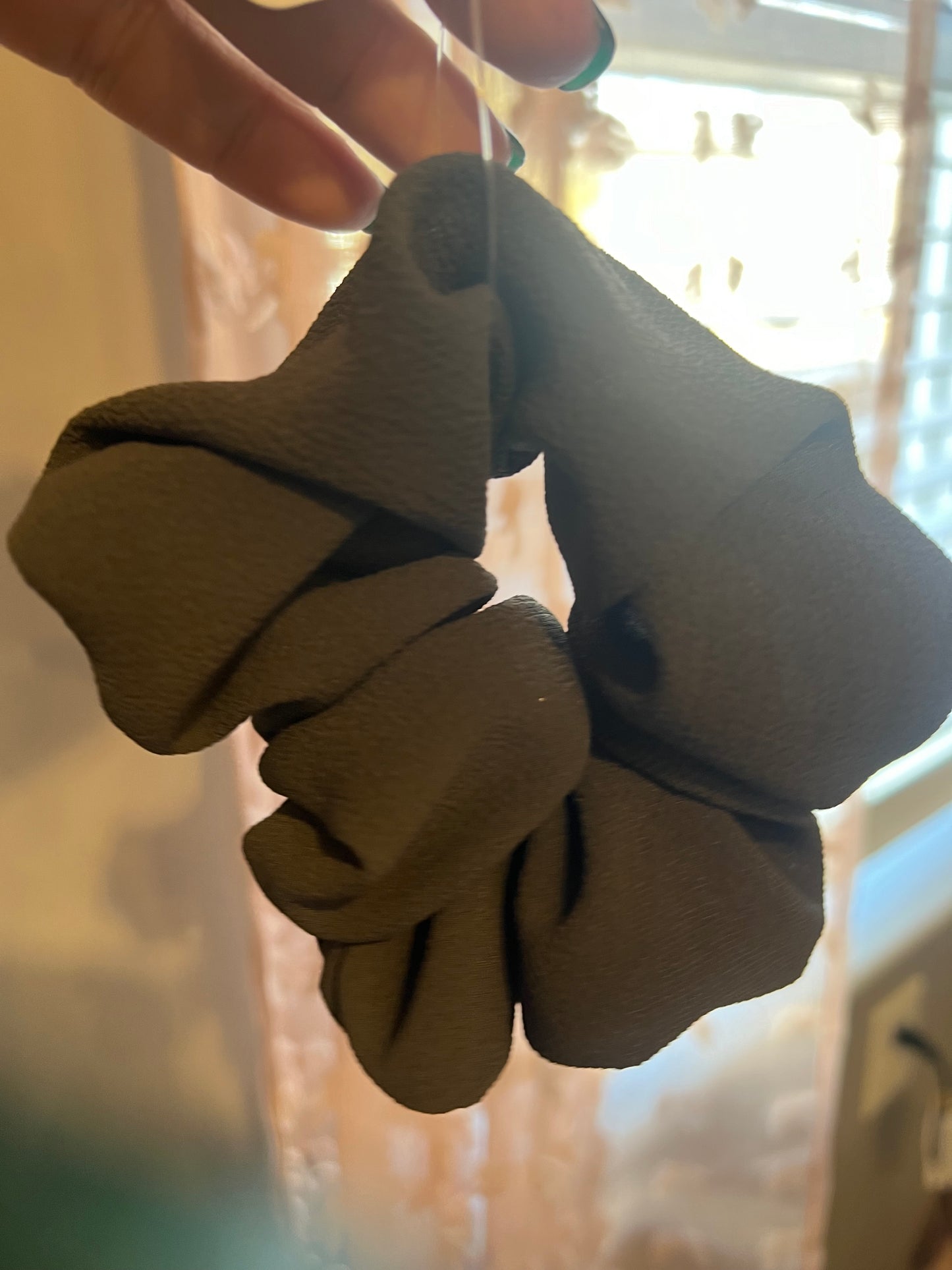 Fall Winter Scrunchie - Olive