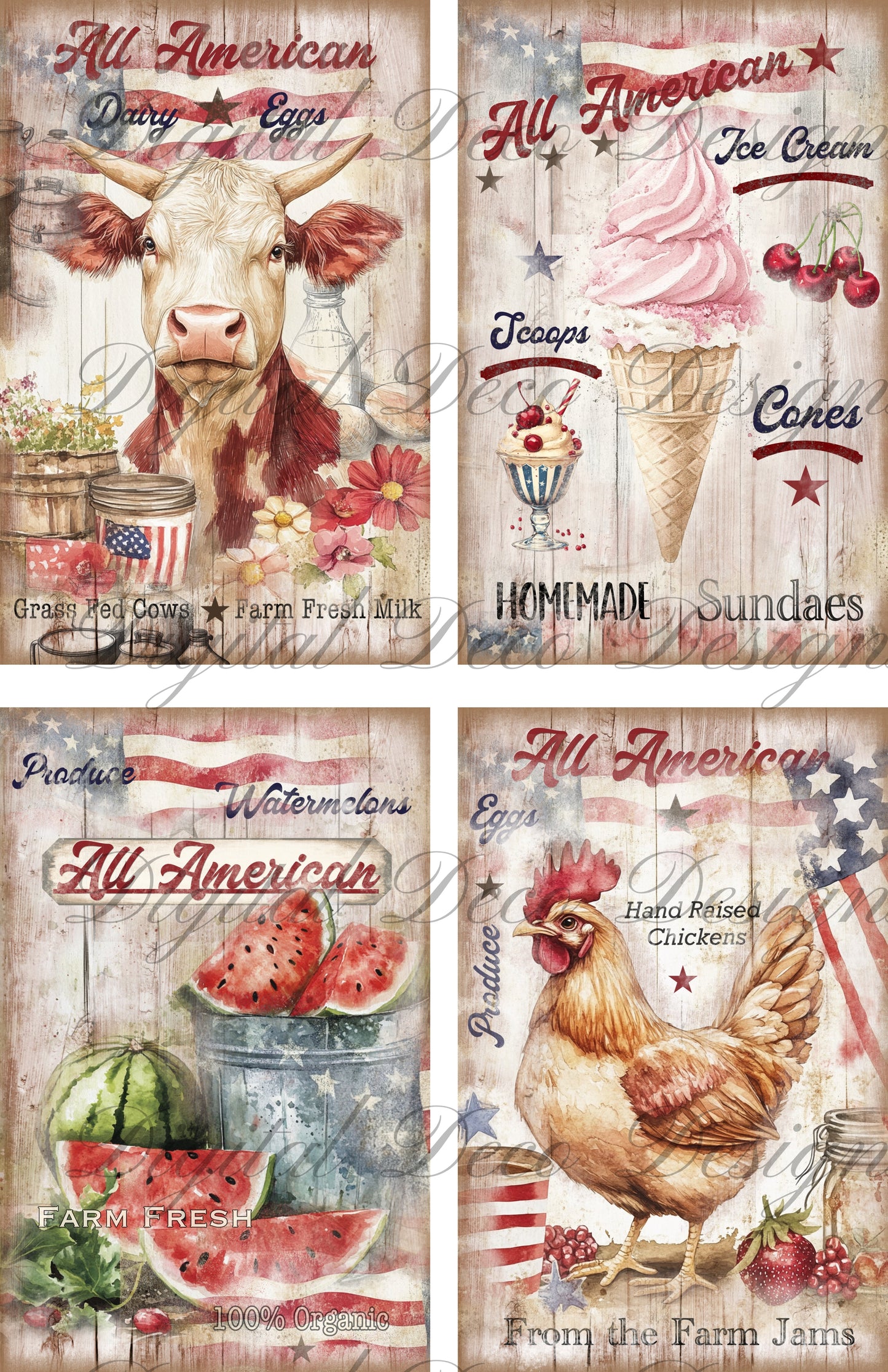 All American Collage N054