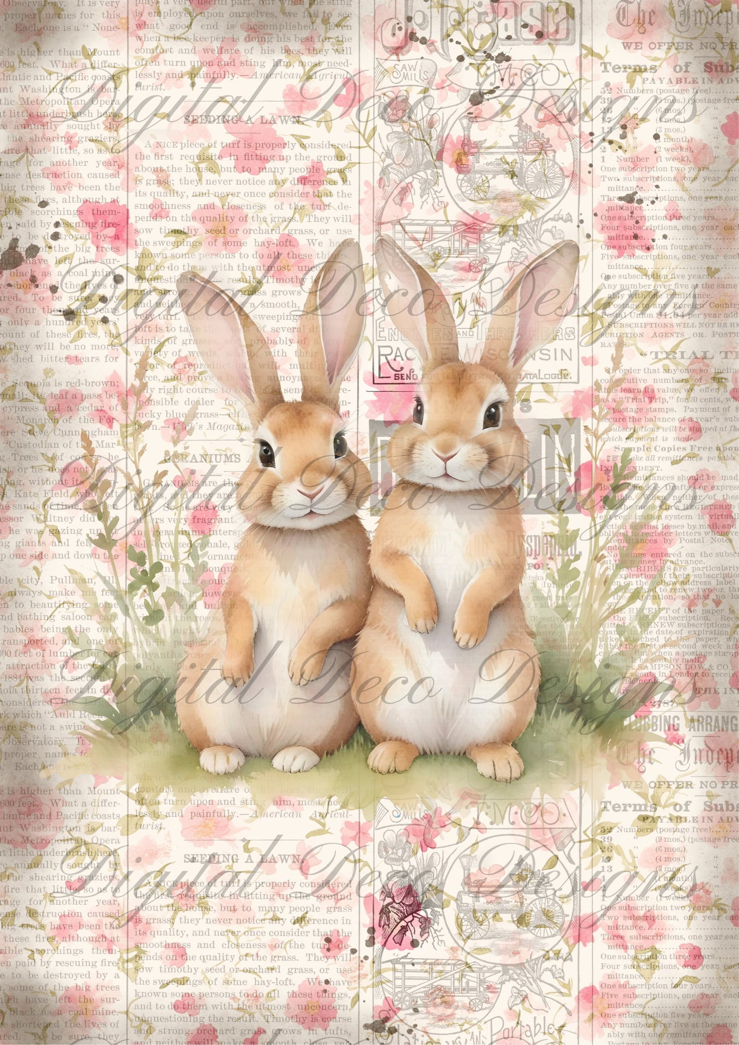 Cottage Bunnies N026