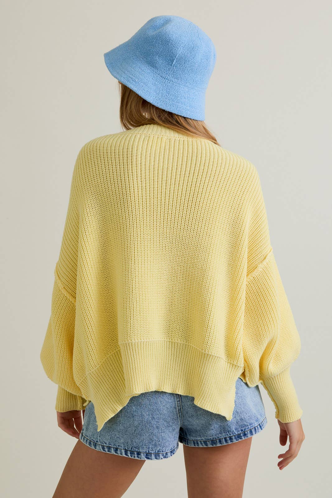 PULLOVER SWEATER WITH MOCK NECKLINE