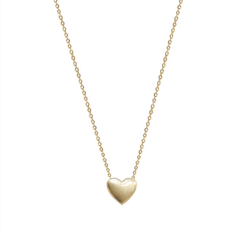 Dainty Heart Pendant Necklace in 925 Sterling Silver