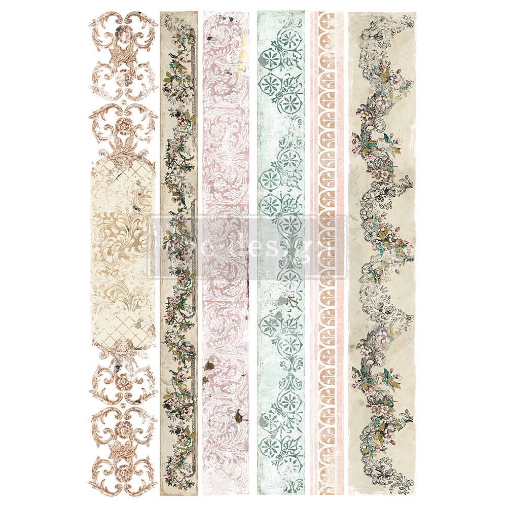 Redesign Transfers Distressed Borders 24"x35" 653705