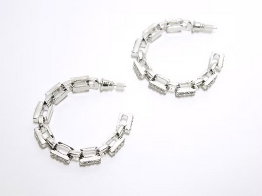 Rhinestone Hoops