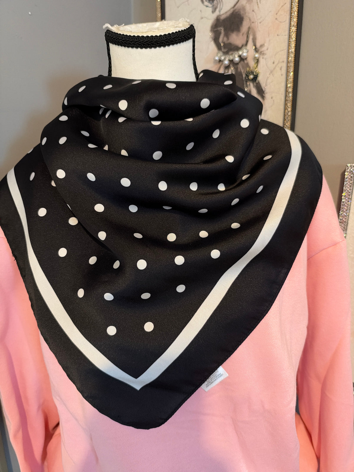 Polka Dot Scarf