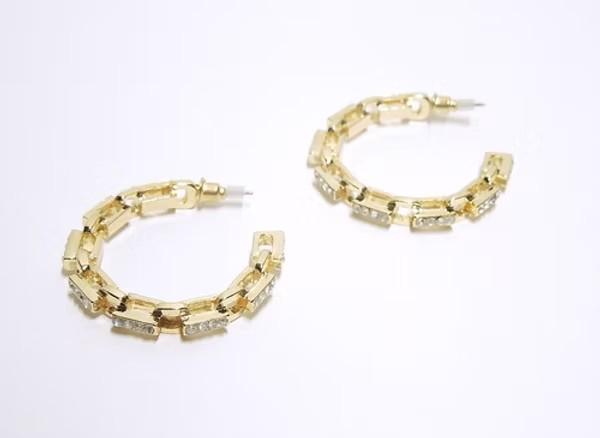 Rhinestone Hoops
