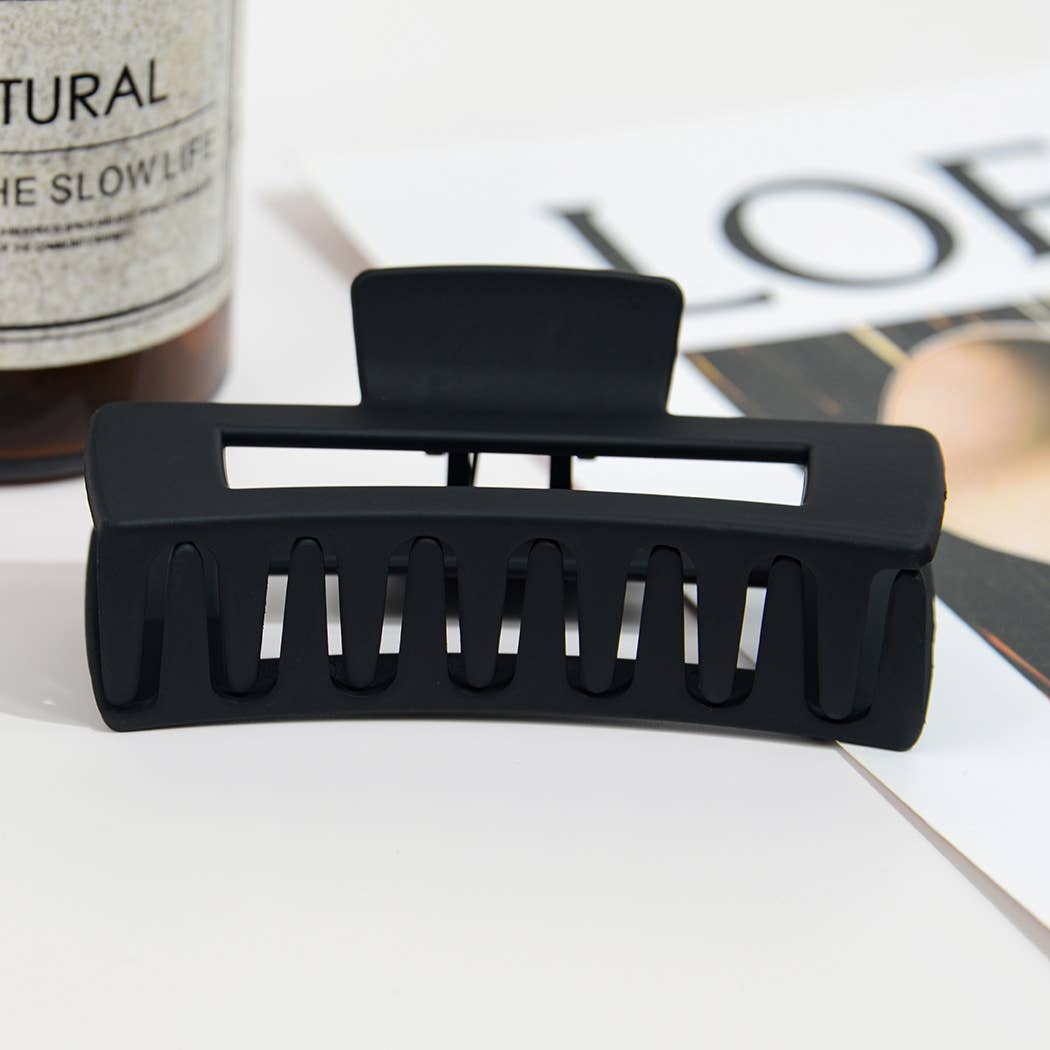 Matte Square Hair Claw Clip