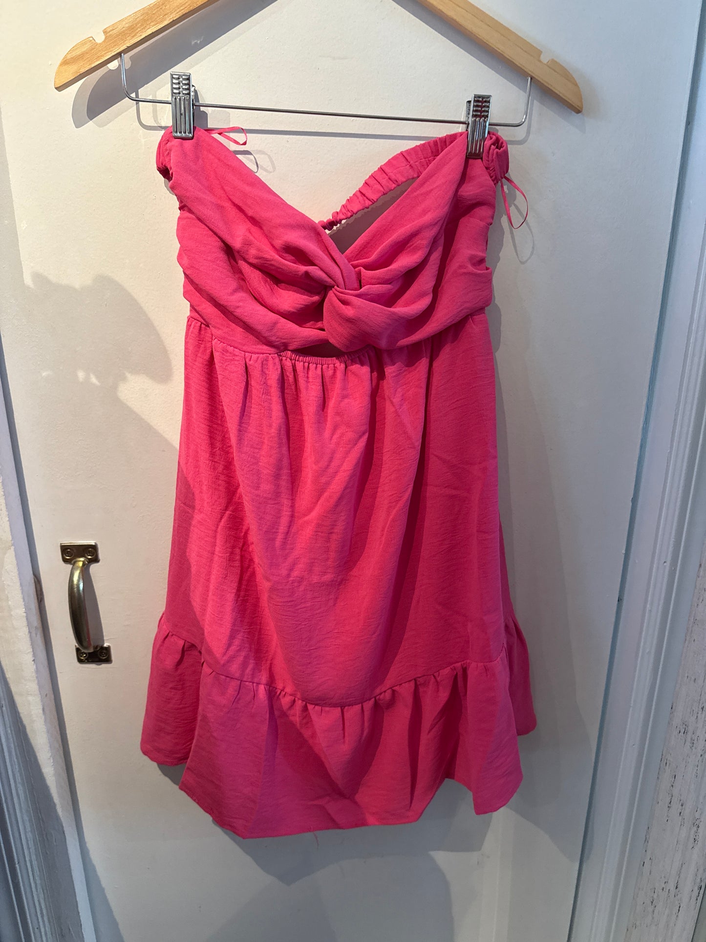 Pink Strapless Sundress