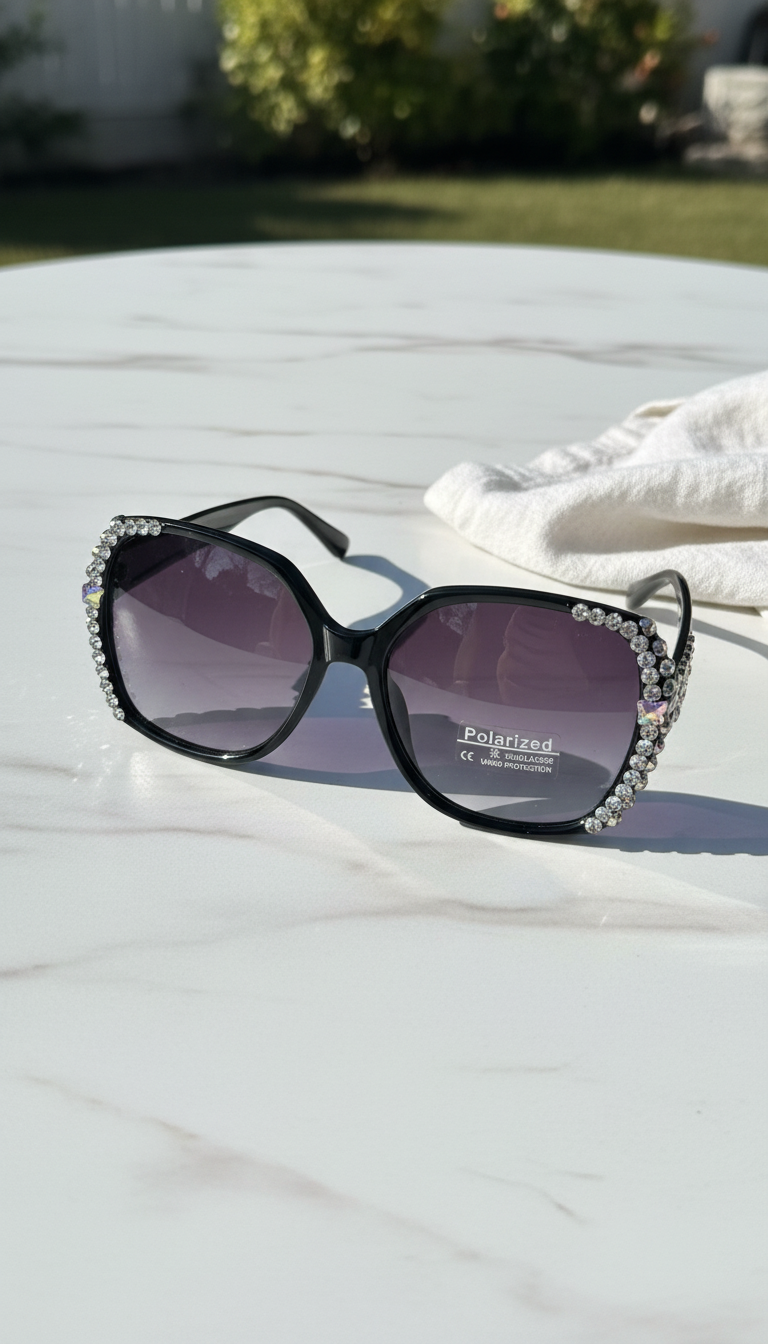 Virelle Crystal Edge Sunglasses