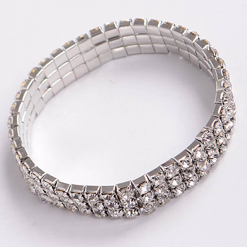 Stretchable Rhinestone Bracelet