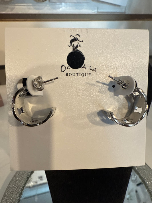 Silver Hoops Sm