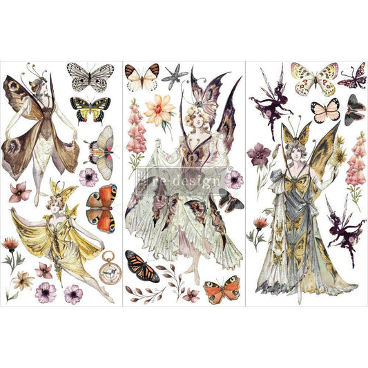 Redesign With Prima Small Transfers Forest Fairies 6"x12"