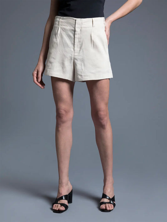 Tailored Shorts Taupe- Rosalia Shorts