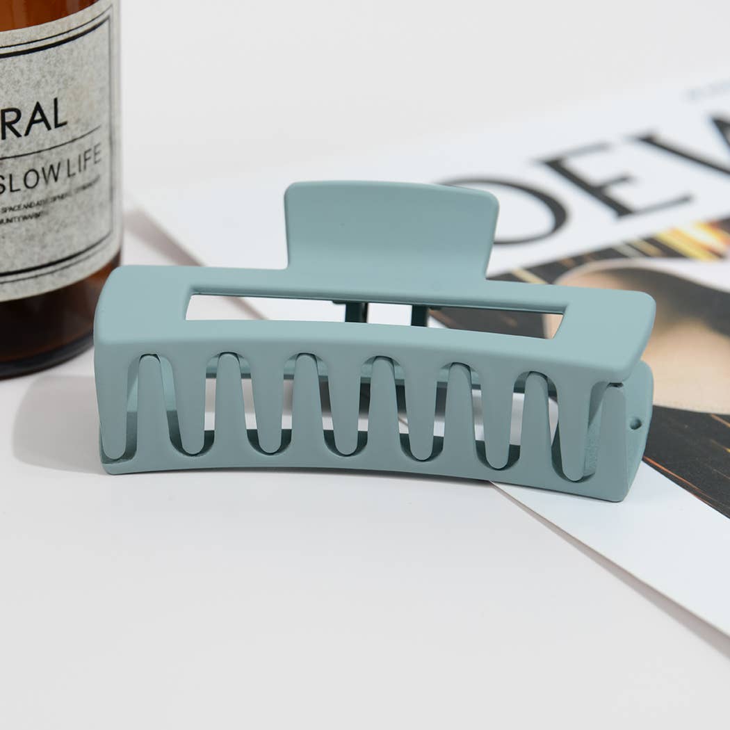 Matte Square Hair Claw Clip