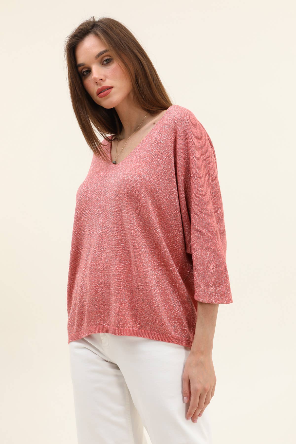 Lurex Modal Fine Sweater