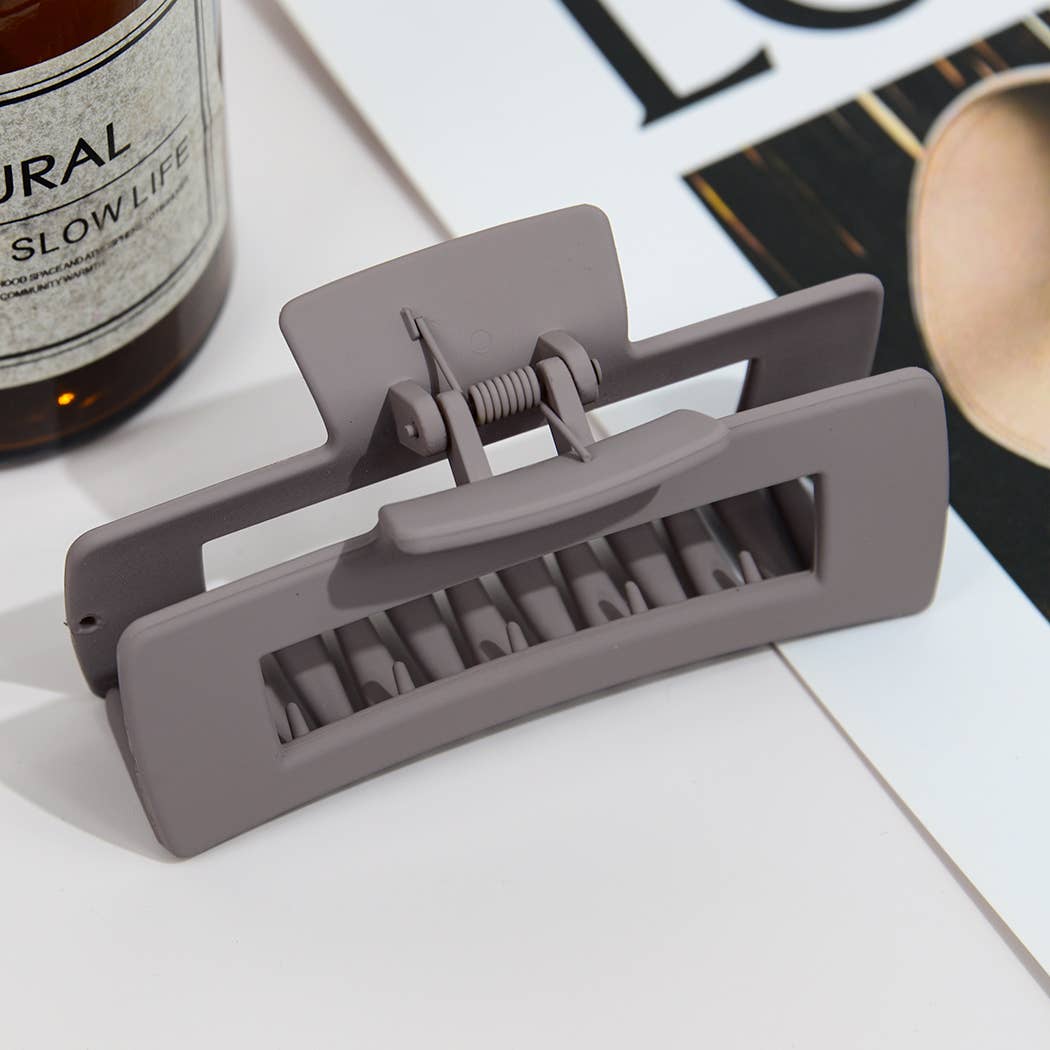 Matte Square Hair Claw Clip