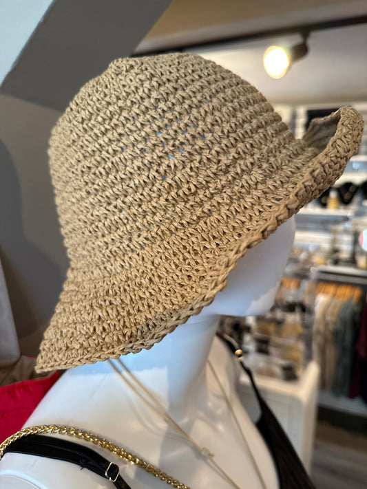 Straw Bucket Hat