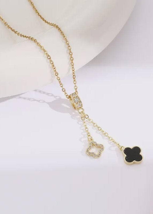 Golden Panther Pendant Necklace