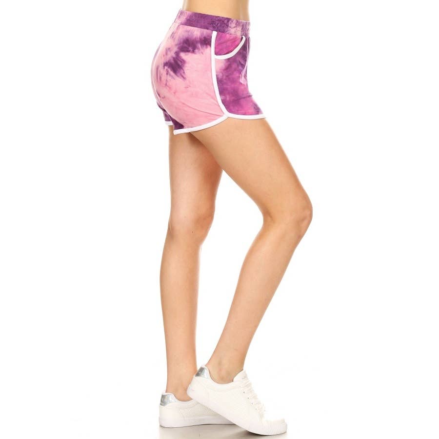 Buttery Soft Print Shorts with Elastic Waistband