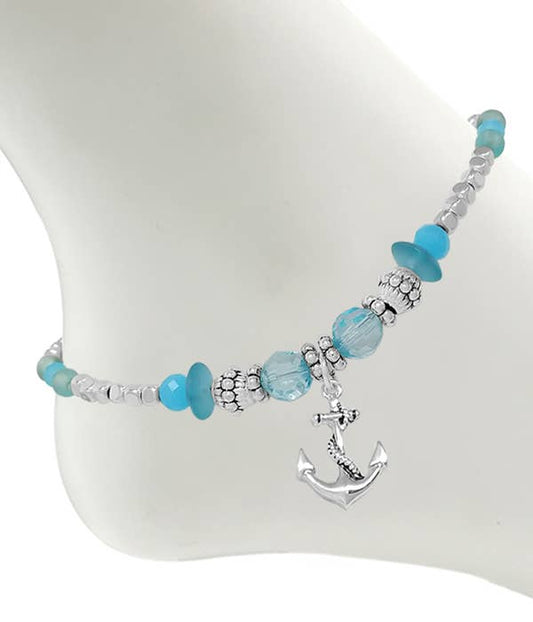 SEALIFE THEME BEAD ANKLET