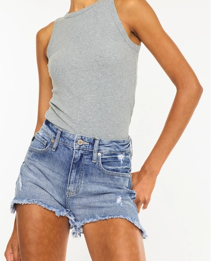 High Rise Mom Shorts