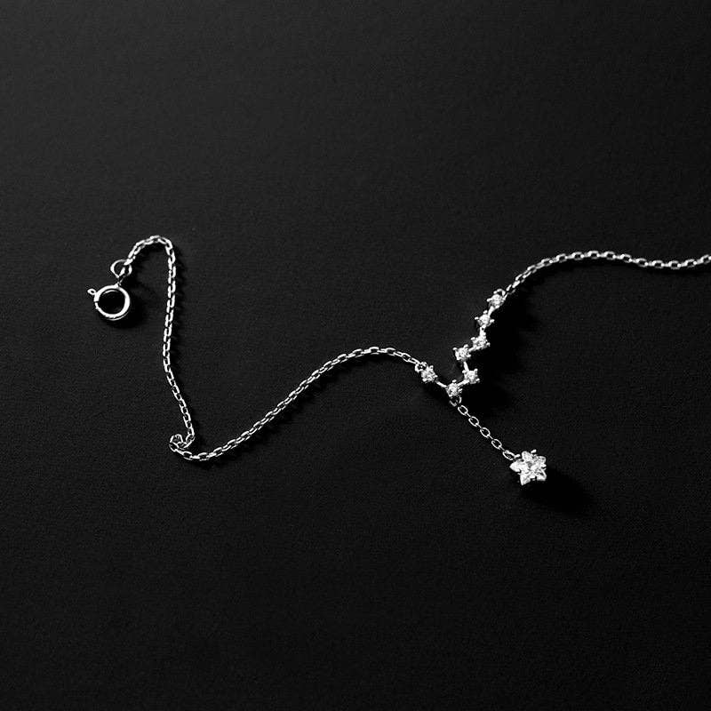 Big Dipper Star Ankle Bracelet Anklet in 925 Sterling Silver