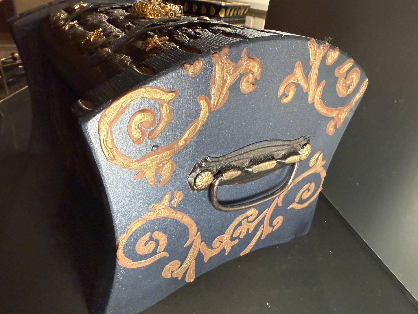 Handcrafted Pirate Treasure Chest - One of a Kind - 3184