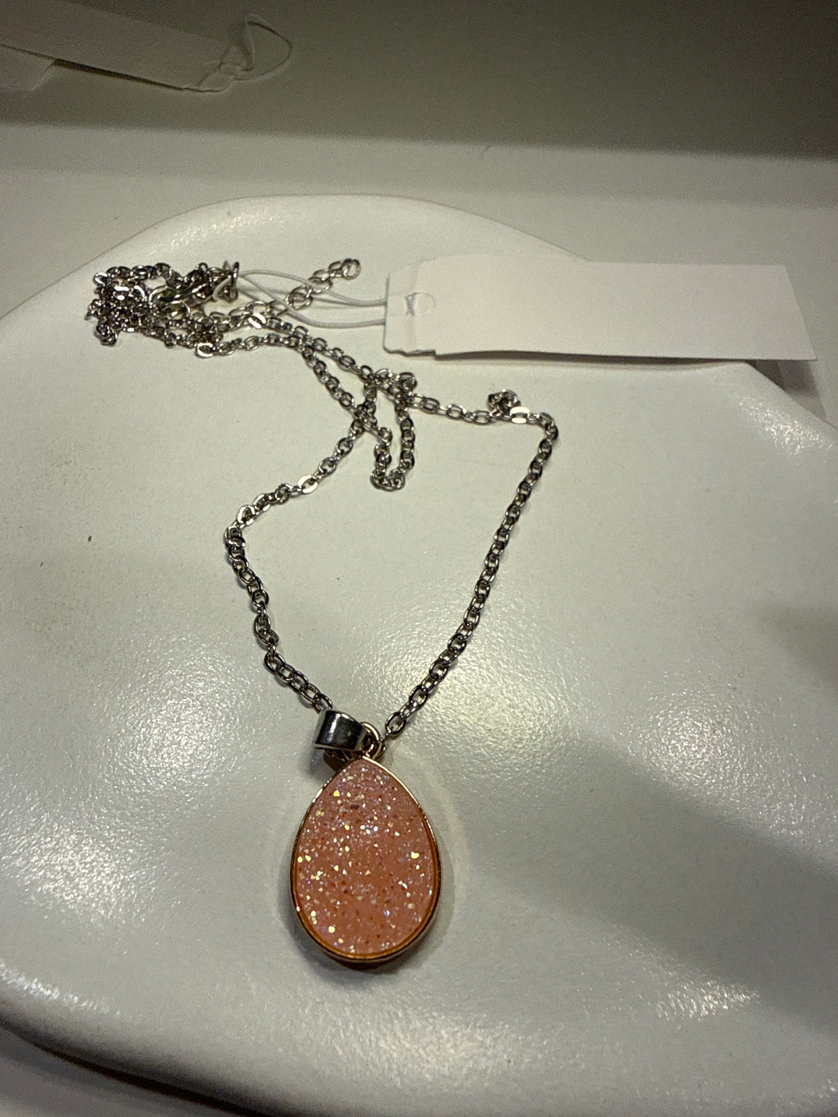 Sparkling Teardrop Necklace