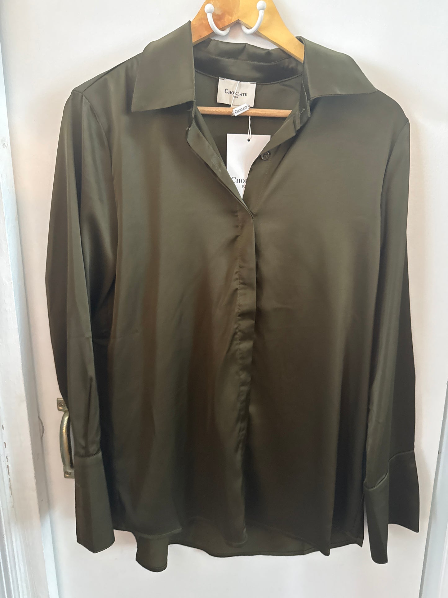 Léa Satin Khaki