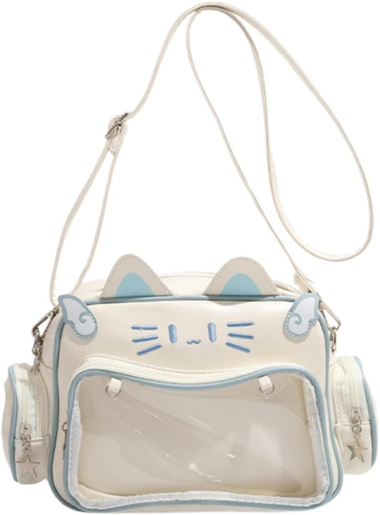 Semmoi Ita Bag Kawaii Cat Backpack with Adjustable Straps