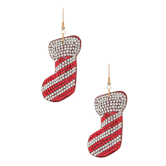 Christmas Stocking Holiday Stone Bling for Crafts