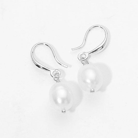 14K Gold Dipped Freshwater Pearl Drop Earrings