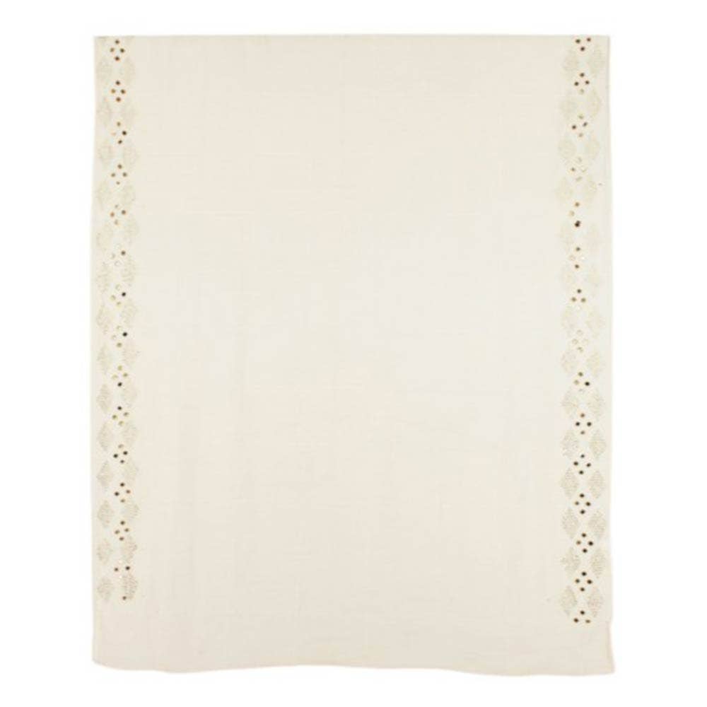 Lightweight Rhinestone Embellished Shawl Wrap Scarf