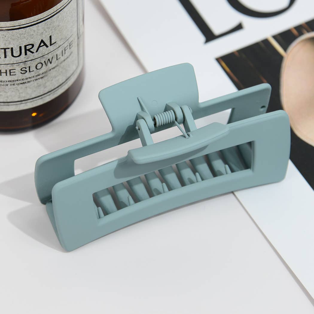Matte Square Hair Claw Clip