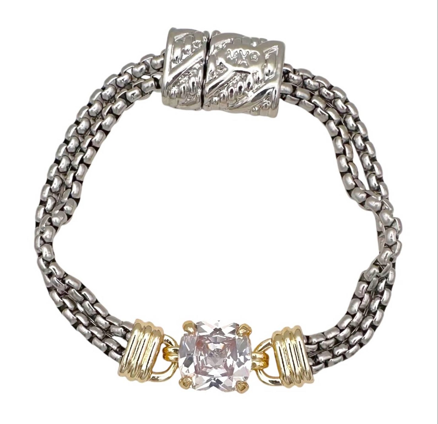 Cushion Cut Candy Station Bracelet
