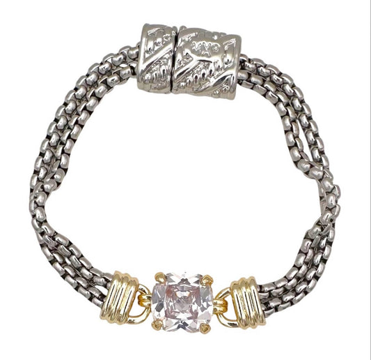 Cushion Cut Candy Station Bracelet
