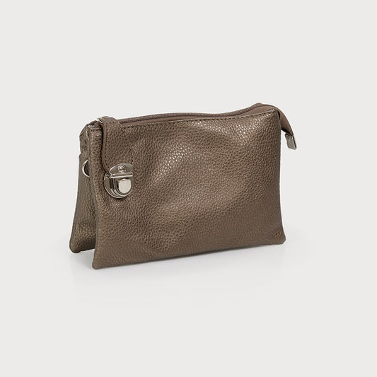 Caracol Cross Bag or Wristlet Bronze