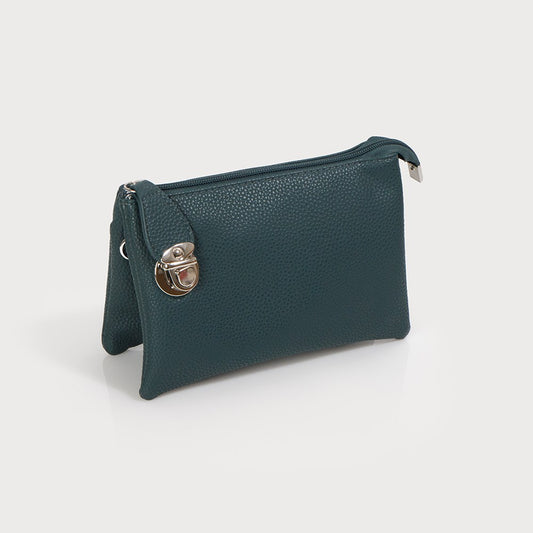Caracol Cross Bag or Wristlet Emerald