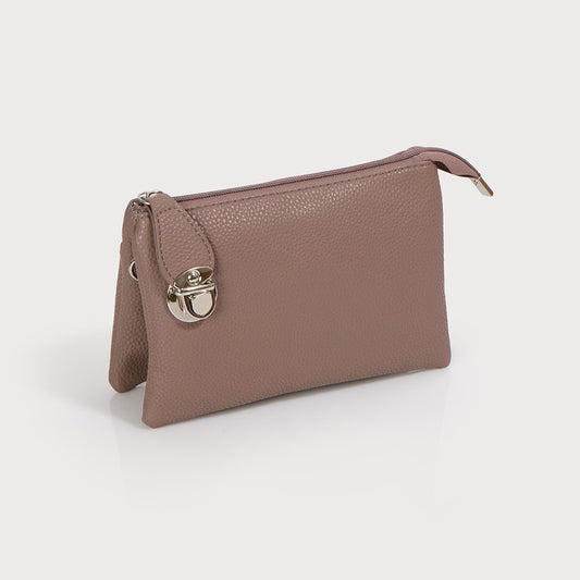 Caracol Cross Bag or Wristlet Gray
